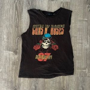 Guns n roses muscle tank tee